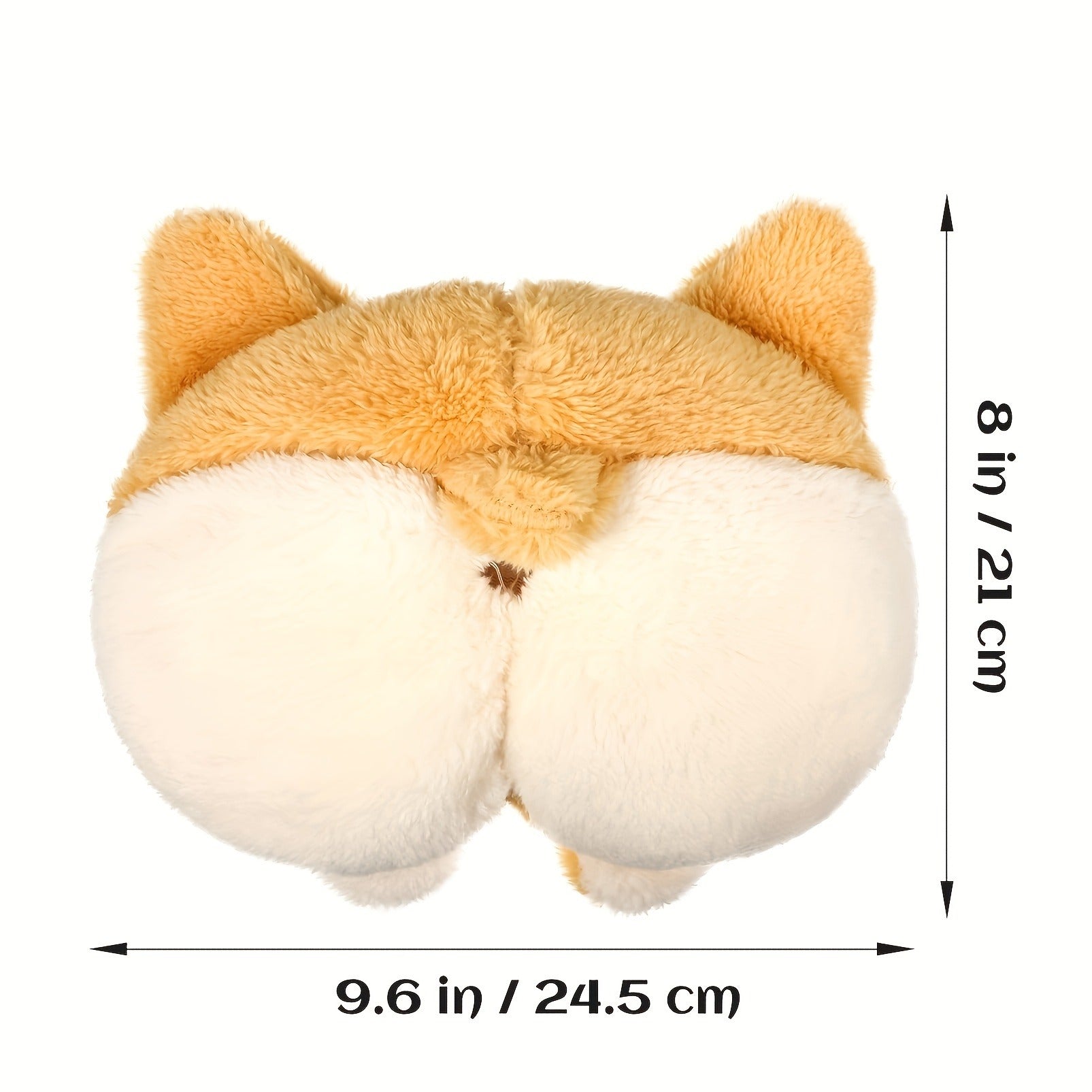 Tissue Box Cover Soft Adorable Corgi Butt Shaped